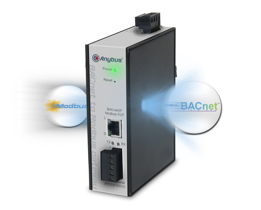 Nieuwe Anybus gateway laat Modbus apparaten praten met BACnet